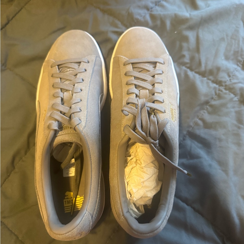 TMC Puma Gray Suede Men's Shoes Nipsey Hussle Men’s Puma Suede x TMC - Picture 13 of 16